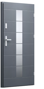 Drzwi Wikęd Termo Prestige Lux wzór 44a INOX obustronny