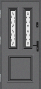 Drzwi MARTOM Arktic 1 EK 80/57 ościeżnica metalowo drewniana 