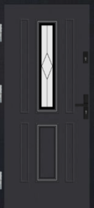 Drzwi MARTOM Passive ościeżnica metalowo drewniana  1FK 81/58