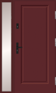 Drzwi zewnętrzne z doświetlem MARTOM M 00  